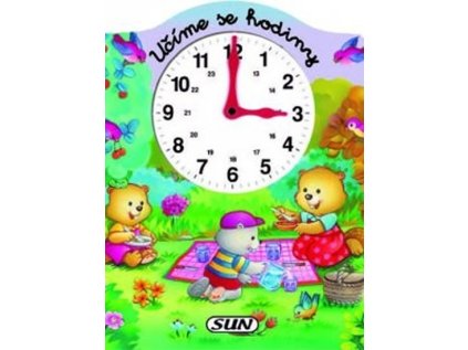 Učíme se hodiny - pěnová kniha (Stav Nová - lehce poškozená)