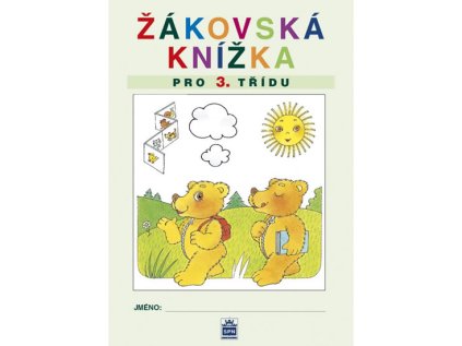 Žákovská knížka pro 3. třídu (Stav Nová - lehce poškozená)