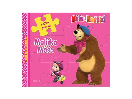 Máša a medvěd Malířka Máša (Stav Nová - lehce poškozená)