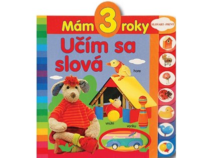 Mám 3 roky Učím sa slová (Stav Nová - lehce poškozená)