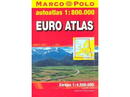 EURO ATLAS 1:800 000 (Stav Nová - lehce poškozená)