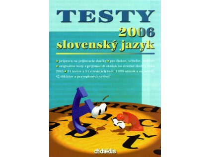 Testy 2006 slovenský jazyk (Stav Nová - lehce poškozená)