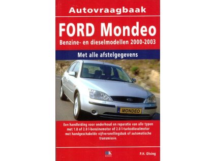 Autovraagbaken - Vraagbaak Ford Mondeo Benzine- en dieselmodellen 2000-2003 (Stav Použité zboží - jako nová)