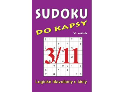 Sudoku do kapsy 3/11 (Stav Nová - lehce poškozená)