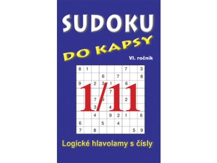 Sudoku do kapsy 1/11 (Stav Nová - lehce poškozená)