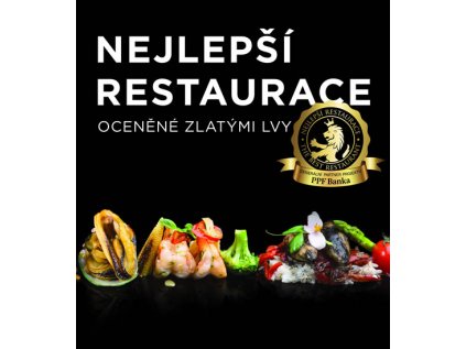 Nejlepší restaurace oceněné zlatými lvy 2019 (Stav Nová - lehce poškozená)