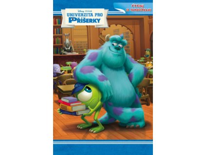 Monsters University - příběh + samolepky (Stav Nová - lehce poškozená)