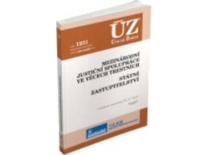 ÚZ 1231 Mezinárodní justiční spolupráce ve věcech trestních, Státní zastup. (Stav Nová - lehce poškozená)
