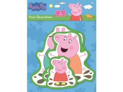 Peppa - Pěnové samolepky wall decor