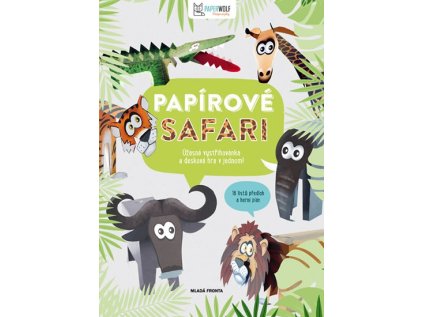 Papírové safari - 16 listů předloh a herní plán (Stav Nová)