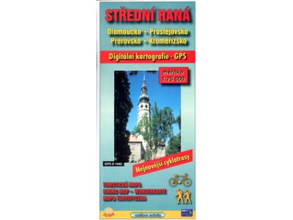 Střední Haná 1:75 000 Olomoucko, Prostějovsko, Přerovsko, Kroměřížsko (Stav Nová - lehce poškozená)