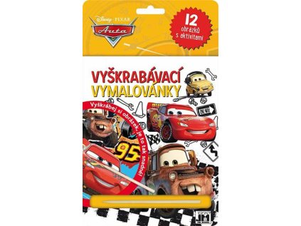Auta - Vyškrabávací vymalovánky (Stav Nová)