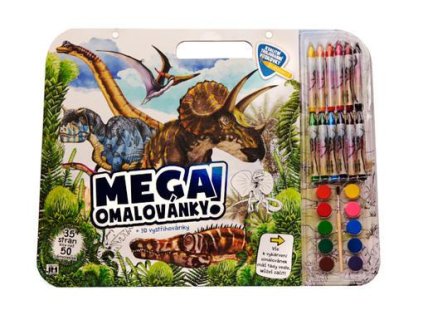 Dinosauři - Mega omalovánkový set (Stav Nová)