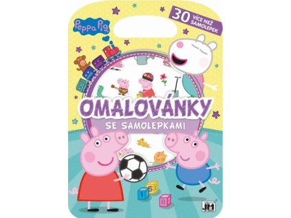 Omalovánky se samolepkami Prasátko Peppa (Stav Nová)