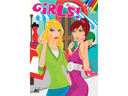 Omalovánka Girls (Stav Nová - lehce poškozená)