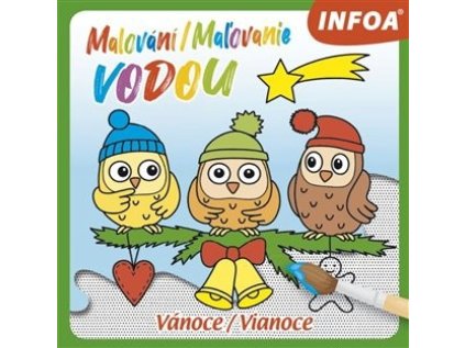 Malování / Maľovanie vodou - Vánoce / Vianoce (Stav Nová - lehce poškozená)