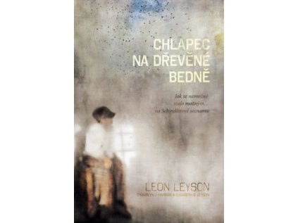 Chlapec na dřevěné bedně (Stav Použité zboží - jako nová)