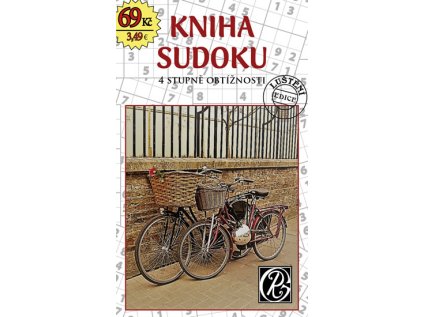 Kniha sudoku 4stupně obtížnosti