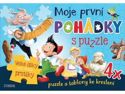 Moje první pohádky s puzzle (Stav Nová - lehce poškozená)