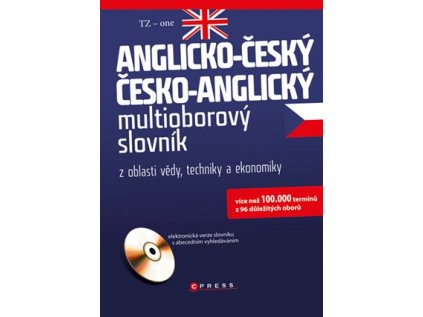 Anglicko-český, česko-anglický multioborový slovník + CD (Stav Nová - lehce poškozená)