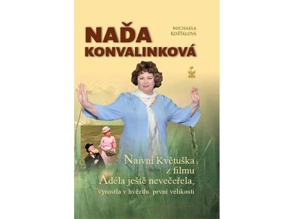 Naďa Konvalinková - Naivní Květuška z filmu Adéla ještě nevečeřela, vyrostla v hvězdu prvn (Stav Použité zboží - Běžné opotřebení)