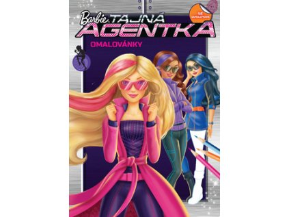 Barbie Tajná agentka Omalovánky (Stav Nová - lehce poškozená)