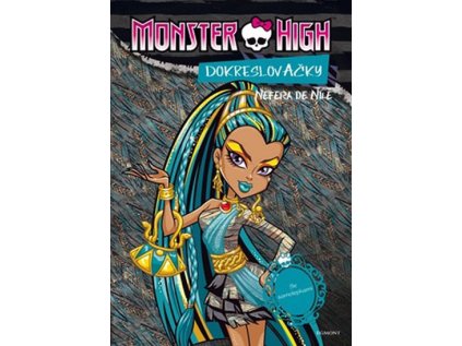 Monster High - Nefera de Nile + Operetta - Dokreslovačky se samolepkami (Stav Nová)
