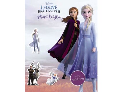 Ledové království II - Hravá knížka se 16 magnetkami (Stav Nová - lehce poškozená)