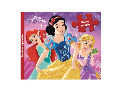 Princezny kniha s puzzle (Stav Nová - lehce poškozená)