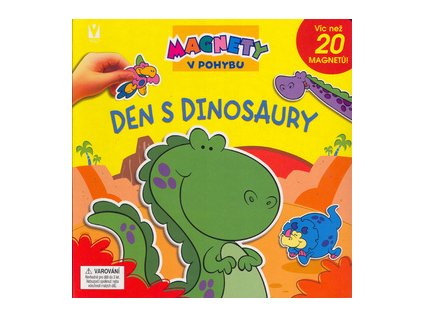 Magnety v pohybu Den s dinosaury (Stav Použité zboží - běžné opotřebení)