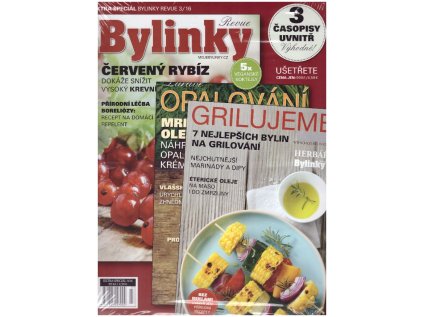 Bylinky Revue, Opalování, Grilujeme 3x časopis (Stav Nová)