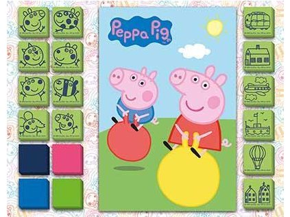 Prasátko Peppa - Zábavné razítkování (Stav Nová)