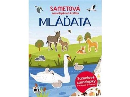 Sametová samolepková knížka Mláďata (Stav Nová)