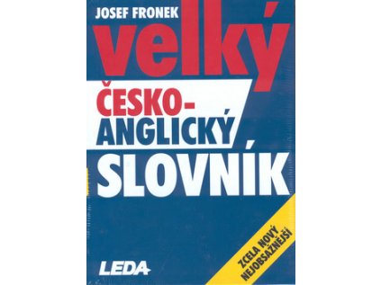 Velký česko-anglický slovník (Stav Nová - lehce poškozená)