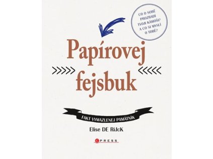 Papírovej fejsbuk (Stav Použité zboží - jako nová)