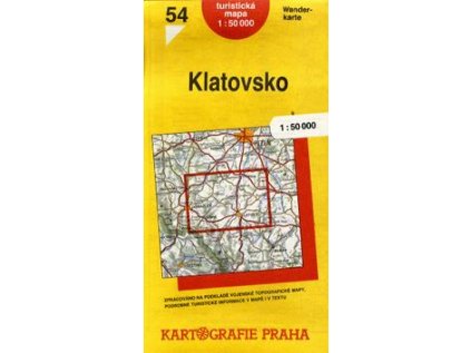 TM 54 Klatovsko 1:50 000 (Stav Nová)