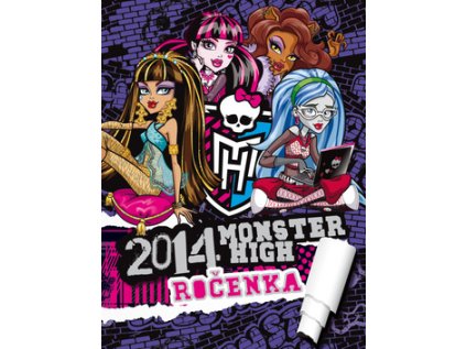 Monster High ročenka 2014 (Stav Nová - lehce poškozená)