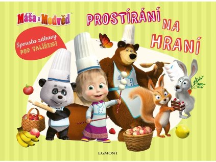 Máša a medvěd - Prostírání na hraní (Stav Nová)