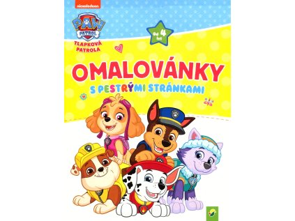 Omalovánky s pestrými stránkami Tlapková patrola (Stav Nová)