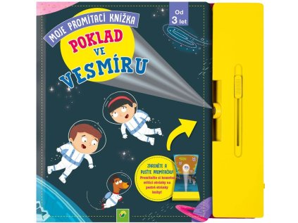 Poklad ve vesmíru moje první promítací knížka (Stav Nová)