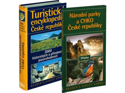 Turistická encyklopedie ČR + Národní parky a CHKO ČR (Stav Použité zboží - Jako nová)
