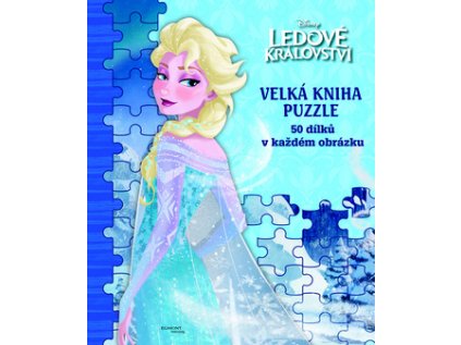Ledové království Velká kniha puzzle (Stav Použité zboží - Běžné opotřebení)