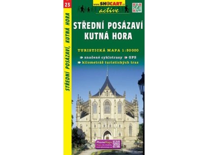 Střední Posázaví, Kutná Hora 1:50 000 (Stav Použité zboží - Jako nová)