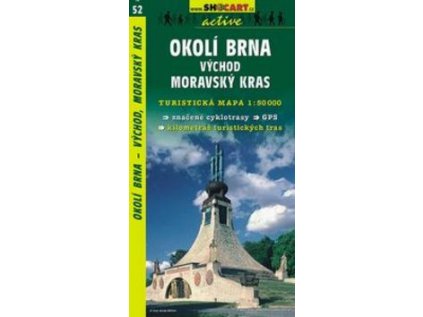 Okolí Brna - východ, Moravský kras 1:50 000 (Stav Použité zboží - Jako nová)