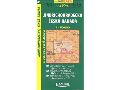 Jindřichohradecko, Česká Kanada 1:50 000 (Stav Použité zboží - Jako nová)