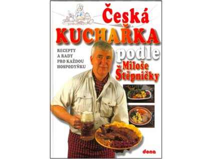 Česká kuchařka podle Miloše Štěpničky (Stav Použité zboží - Běžné opotřebení)