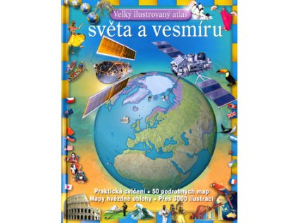 Velký ilustrovaný atlas světa a vesmíru (Stav Použité zboží - Jako nová)
