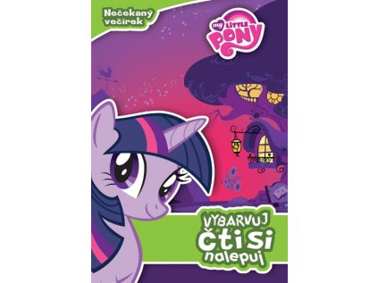 My Little Pony Nečekaný večírek Vybarvuj čti si nalepuj (Stav nová)