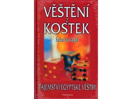 Věštění z kostek - Tajemství egyptské věštby (Stav Použité zboží - Běžné opotřebení)