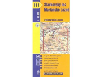 1: 70T(111)-Slavkovský les,Mariánské Lázně (cyklomapa) (Stav Nová)